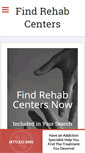 Mobile Screenshot of findrehabcenters.org